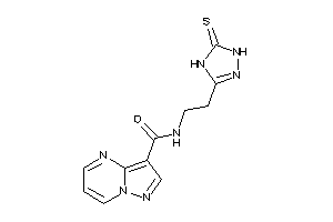 N-[2-(5-thioxo-1,4-dihydro-1,2,4-triazol-3-yl)ethyl]pyrazolo[1,5-a]pyrimidine-3-carboxamide