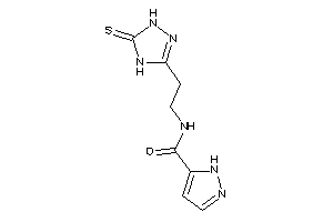 N-[2-(5-thioxo-1,4-dihydro-1,2,4-triazol-3-yl)ethyl]-1H-pyrazole-5-carboxamide