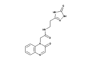 2-(2-ketoquinoxalin-1-yl)-N-[2-(5-thioxo-1,4-dihydro-1,2,4-triazol-3-yl)ethyl]acetamide