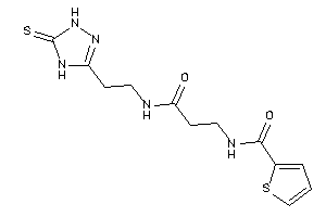 N-[3-keto-3-[2-(5-thioxo-1,4-dihydro-1,2,4-triazol-3-yl)ethylamino]propyl]thiophene-2-carboxamide