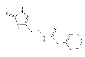 2-cyclohexen-1-yl-N-[2-(5-thioxo-1,4-dihydro-1,2,4-triazol-3-yl)ethyl]acetamide