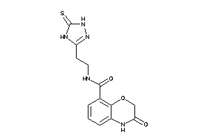 3-keto-N-[2-(5-thioxo-1,4-dihydro-1,2,4-triazol-3-yl)ethyl]-4H-1,4-benzoxazine-8-carboxamide