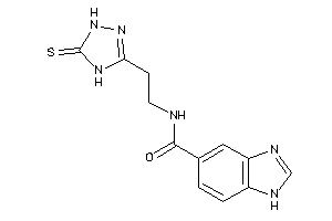 N-[2-(5-thioxo-1,4-dihydro-1,2,4-triazol-3-yl)ethyl]-1H-benzimidazole-5-carboxamide