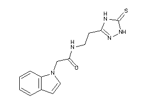 2-indol-1-yl-N-[2-(5-thioxo-1,4-dihydro-1,2,4-triazol-3-yl)ethyl]acetamide