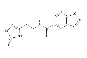 N-[2-(5-thioxo-1,4-dihydro-1,2,4-triazol-3-yl)ethyl]isothiazolo[5,4-b]pyridine-5-carboxamide