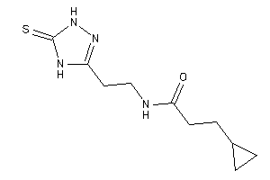 3-cyclopropyl-N-[2-(5-thioxo-1,4-dihydro-1,2,4-triazol-3-yl)ethyl]propionamide