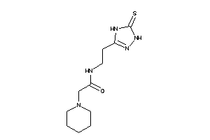 2-piperidino-N-[2-(5-thioxo-1,4-dihydro-1,2,4-triazol-3-yl)ethyl]acetamide