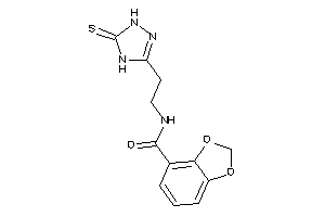 N-[2-(5-thioxo-1,4-dihydro-1,2,4-triazol-3-yl)ethyl]-1,3-benzodioxole-4-carboxamide