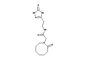 2-(2-ketoazocan-1-yl)-N-[2-(5-thioxo-1,4-dihydro-1,2,4-triazol-3-yl)ethyl]acetamide