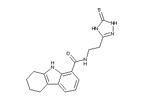 N-[2-(5-thioxo-1,4-dihydro-1,2,4-triazol-3-yl)ethyl]-6,7,8,9-tetrahydro-5H-carbazole-1-carboxamide