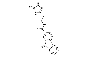 9-keto-N-[2-(5-thioxo-1,4-dihydro-1,2,4-triazol-3-yl)ethyl]fluorene-2-carboxamide