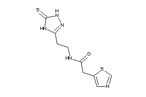 2-thiazol-5-yl-N-[2-(5-thioxo-1,4-dihydro-1,2,4-triazol-3-yl)ethyl]acetamide