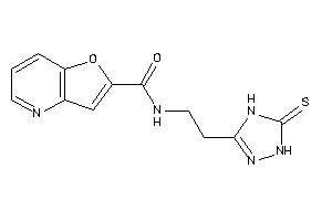 N-[2-(5-thioxo-1,4-dihydro-1,2,4-triazol-3-yl)ethyl]furo[3,2-b]pyridine-2-carboxamide