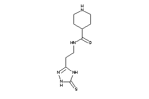 N-[2-(5-thioxo-1,4-dihydro-1,2,4-triazol-3-yl)ethyl]isonipecotamide