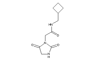 N-(cyclobutylmethyl)-2-(2,5-diketoimidazolidin-1-yl)acetamide