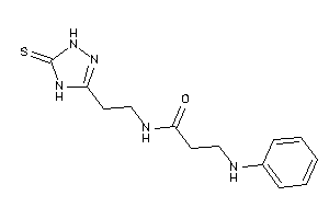 3-anilino-N-[2-(5-thioxo-1,4-dihydro-1,2,4-triazol-3-yl)ethyl]propionamide