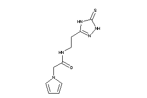 2-pyrrol-1-yl-N-[2-(5-thioxo-1,4-dihydro-1,2,4-triazol-3-yl)ethyl]acetamide