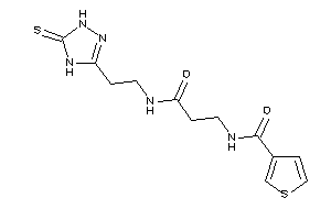 N-[3-keto-3-[2-(5-thioxo-1,4-dihydro-1,2,4-triazol-3-yl)ethylamino]propyl]thiophene-3-carboxamide