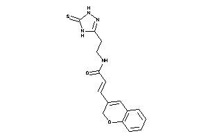 3-(2H-chromen-3-yl)-N-[2-(5-thioxo-1,4-dihydro-1,2,4-triazol-3-yl)ethyl]acrylamide