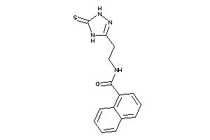 N-[2-(5-thioxo-1,4-dihydro-1,2,4-triazol-3-yl)ethyl]-1-naphthamide