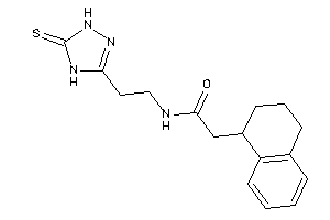 2-tetralin-1-yl-N-[2-(5-thioxo-1,4-dihydro-1,2,4-triazol-3-yl)ethyl]acetamide