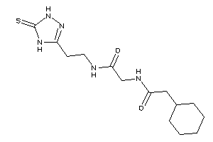 2-[(2-cyclohexylacetyl)amino]-N-[2-(5-thioxo-1,4-dihydro-1,2,4-triazol-3-yl)ethyl]acetamide