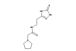 2-pyrrolidino-N-[2-(5-thioxo-1,4-dihydro-1,2,4-triazol-3-yl)ethyl]acetamide