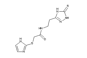 2-(1H-imidazol-2-ylthio)-N-[2-(5-thioxo-1,4-dihydro-1,2,4-triazol-3-yl)ethyl]acetamide