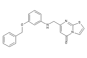 7-[(3-benzoxyanilino)methyl]thiazolo[3,2-a]pyrimidin-5-one