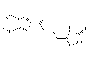 N-[2-(5-thioxo-1,4-dihydro-1,2,4-triazol-3-yl)ethyl]imidazo[1,2-a]pyrimidine-2-carboxamide