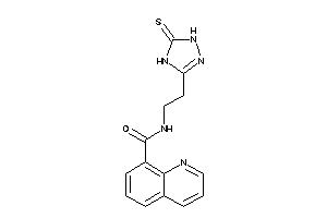 N-[2-(5-thioxo-1,4-dihydro-1,2,4-triazol-3-yl)ethyl]quinoline-8-carboxamide