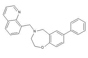 7-phenyl-4-(8-quinolylmethyl)-3,5-dihydro-2H-1,4-benzoxazepine