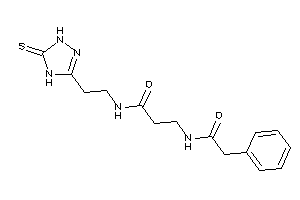 3-[(2-phenylacetyl)amino]-N-[2-(5-thioxo-1,4-dihydro-1,2,4-triazol-3-yl)ethyl]propionamide