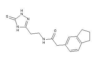 2-indan-5-yl-N-[2-(5-thioxo-1,4-dihydro-1,2,4-triazol-3-yl)ethyl]acetamide