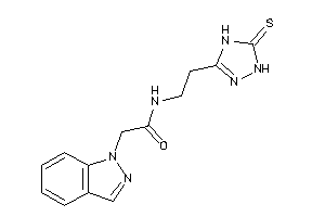 2-indazol-1-yl-N-[2-(5-thioxo-1,4-dihydro-1,2,4-triazol-3-yl)ethyl]acetamide