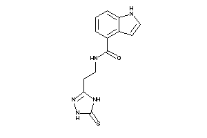 N-[2-(5-thioxo-1,4-dihydro-1,2,4-triazol-3-yl)ethyl]-1H-indole-4-carboxamide