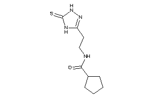 N-[2-(5-thioxo-1,4-dihydro-1,2,4-triazol-3-yl)ethyl]cyclopentanecarboxamide