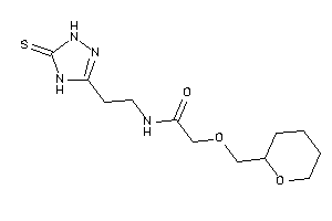 2-(tetrahydropyran-2-ylmethoxy)-N-[2-(5-thioxo-1,4-dihydro-1,2,4-triazol-3-yl)ethyl]acetamide