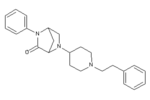 2-(1-phenethyl-4-piperidyl)-5-phenyl-2,5-diazabicyclo[2.2.1]heptan-6-one