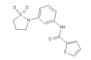 N-[3-(1,1-diketo-1,2-thiazolidin-2-yl)phenyl]thiophene-2-carboxamide