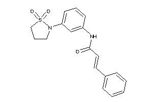 N-[3-(1,1-diketo-1,2-thiazolidin-2-yl)phenyl]-3-phenyl-acrylamide