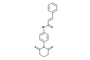 N-(4-glutarimidophenyl)-3-phenyl-acrylamide