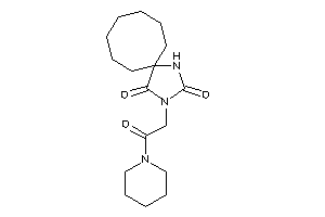 3-(2-keto-2-piperidino-ethyl)-1,3-diazaspiro[4.7]dodecane-2,4-quinone
