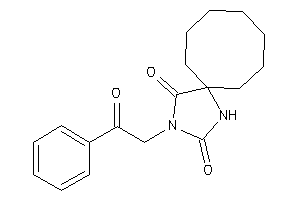 Image of 3-phenacyl-1,3-diazaspiro[4.7]dodecane-2,4-quinone
