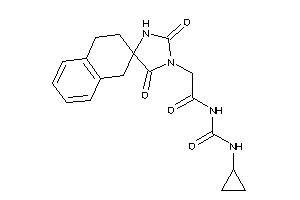 N-(cyclopropylcarbamoyl)-2-(2,5-diketospiro[imidazolidine-4,2'-tetralin]-1-yl)acetamide