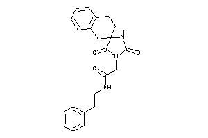 2-(2,5-diketospiro[imidazolidine-4,2'-tetralin]-1-yl)-N-phenethyl-acetamide