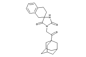 3-[2-(1-adamantyl)-2-keto-ethyl]spiro[imidazolidine-5,2'-tetralin]-2,4-quinone