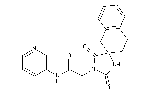 2-(2,5-diketospiro[imidazolidine-4,2'-tetralin]-1-yl)-N-(3-pyridyl)acetamide
