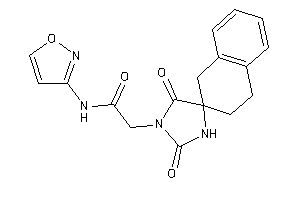 Image of 2-(2,5-diketospiro[imidazolidine-4,2'-tetralin]-1-yl)-N-isoxazol-3-yl-acetamide
