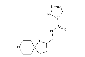 Image of N-(4-oxa-8-azaspiro[4.5]decan-3-ylmethyl)-1H-pyrazole-5-carboxamide